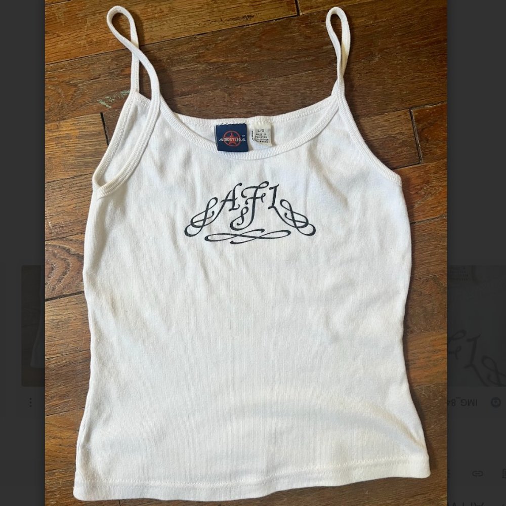 AFI Vintage Women's Tank 90s/00s Punk Hardcore Goth